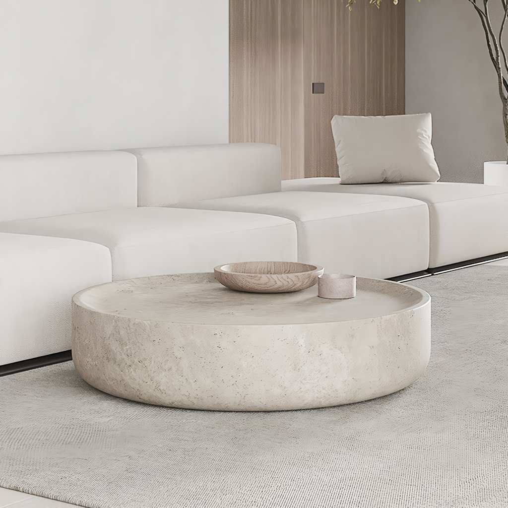 Mesa de centro de Mármol beige