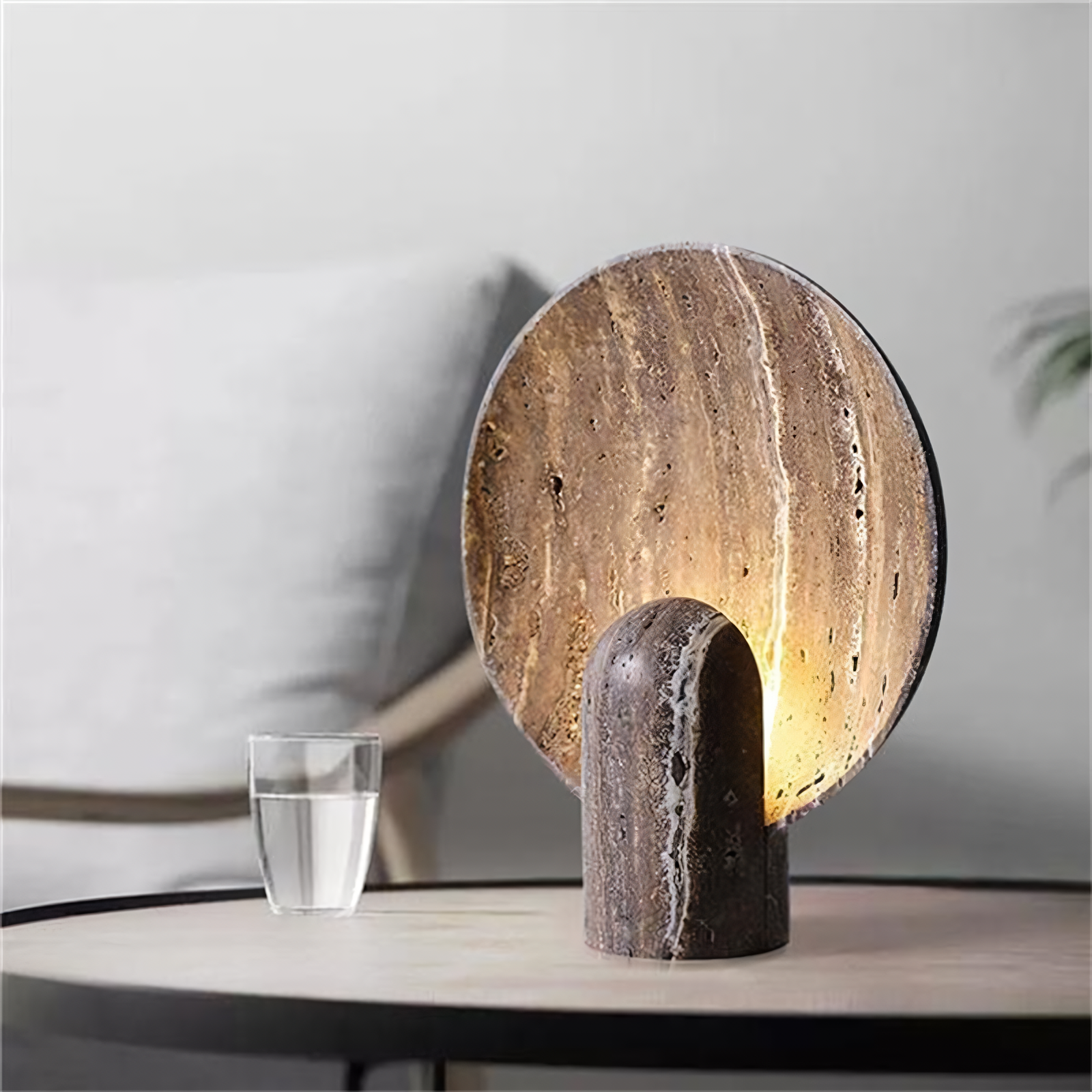 Lámpara decorativa de piedra LED