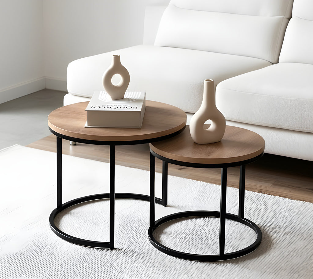 Mesa de centro estilo nido cirular