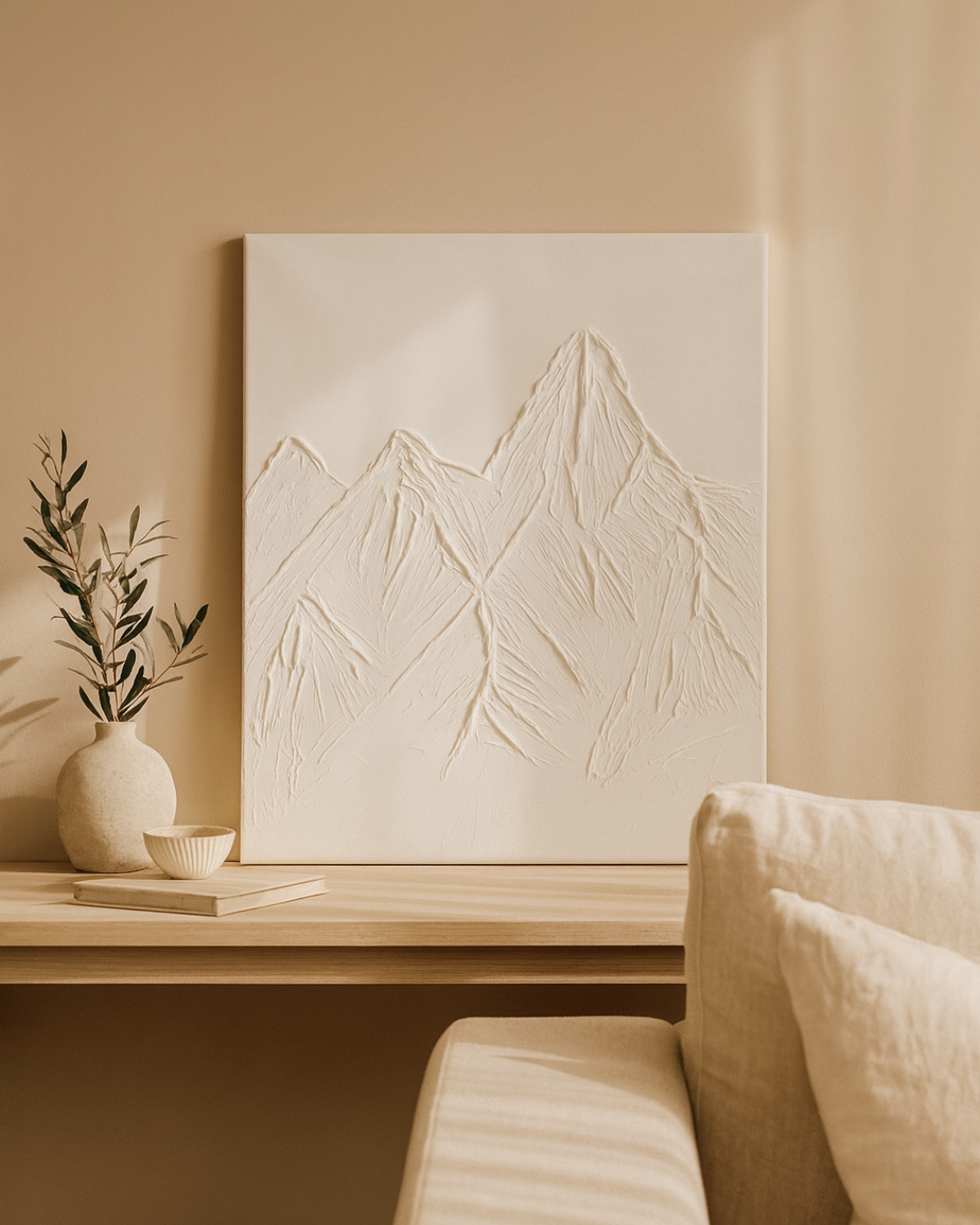 Cuadro Nevado Eterno Texturizado