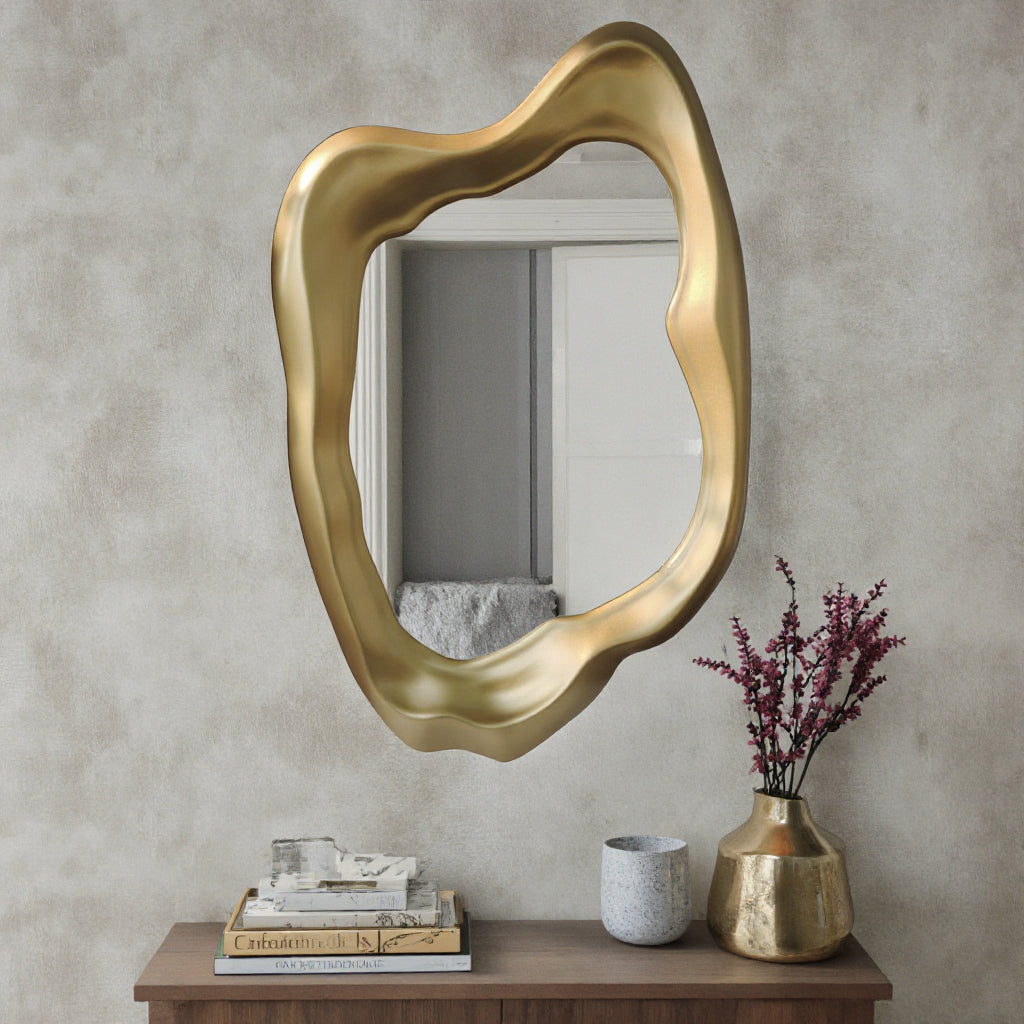 Espejo Decorativo Irregular de Cristal