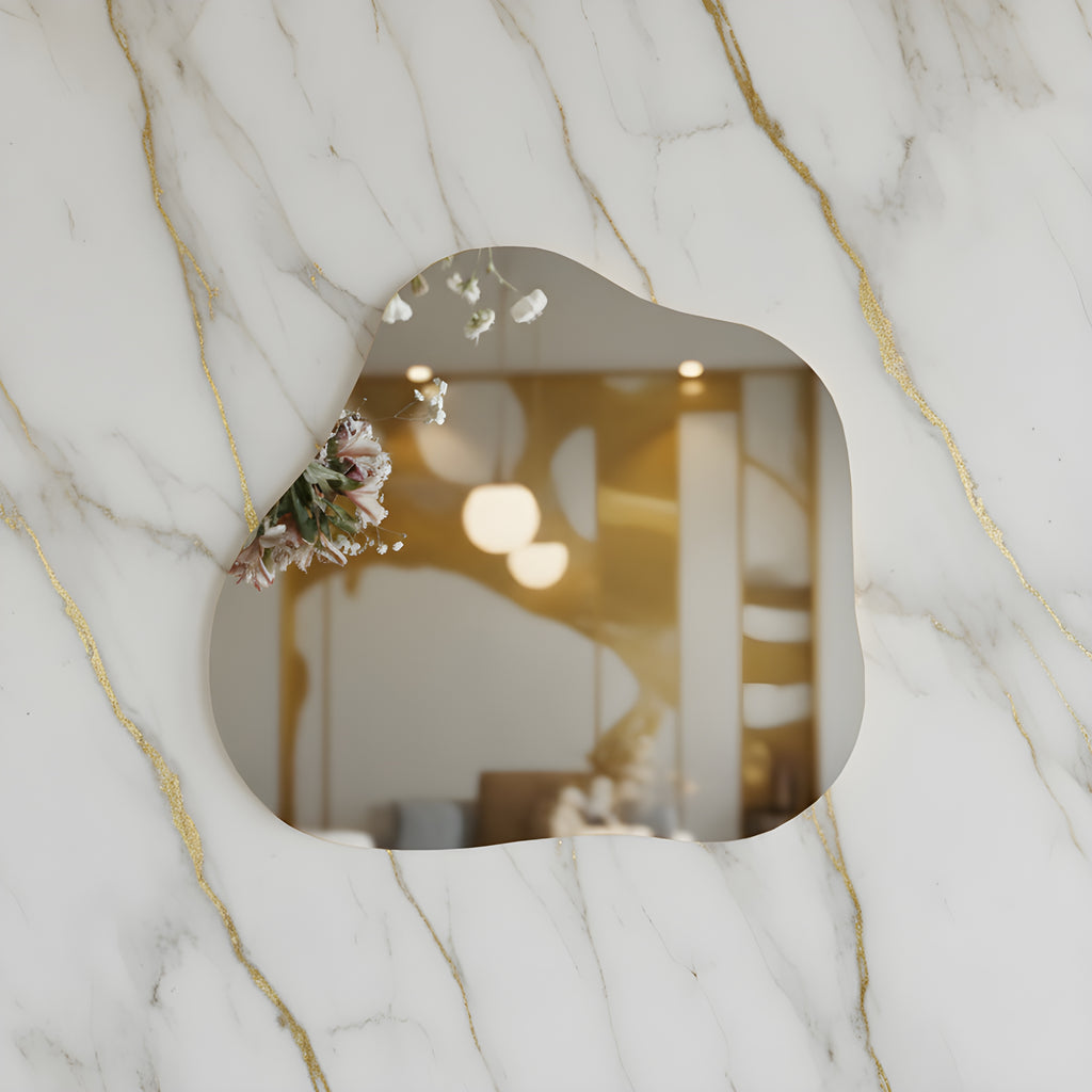 Espejo irregular en forma de nube