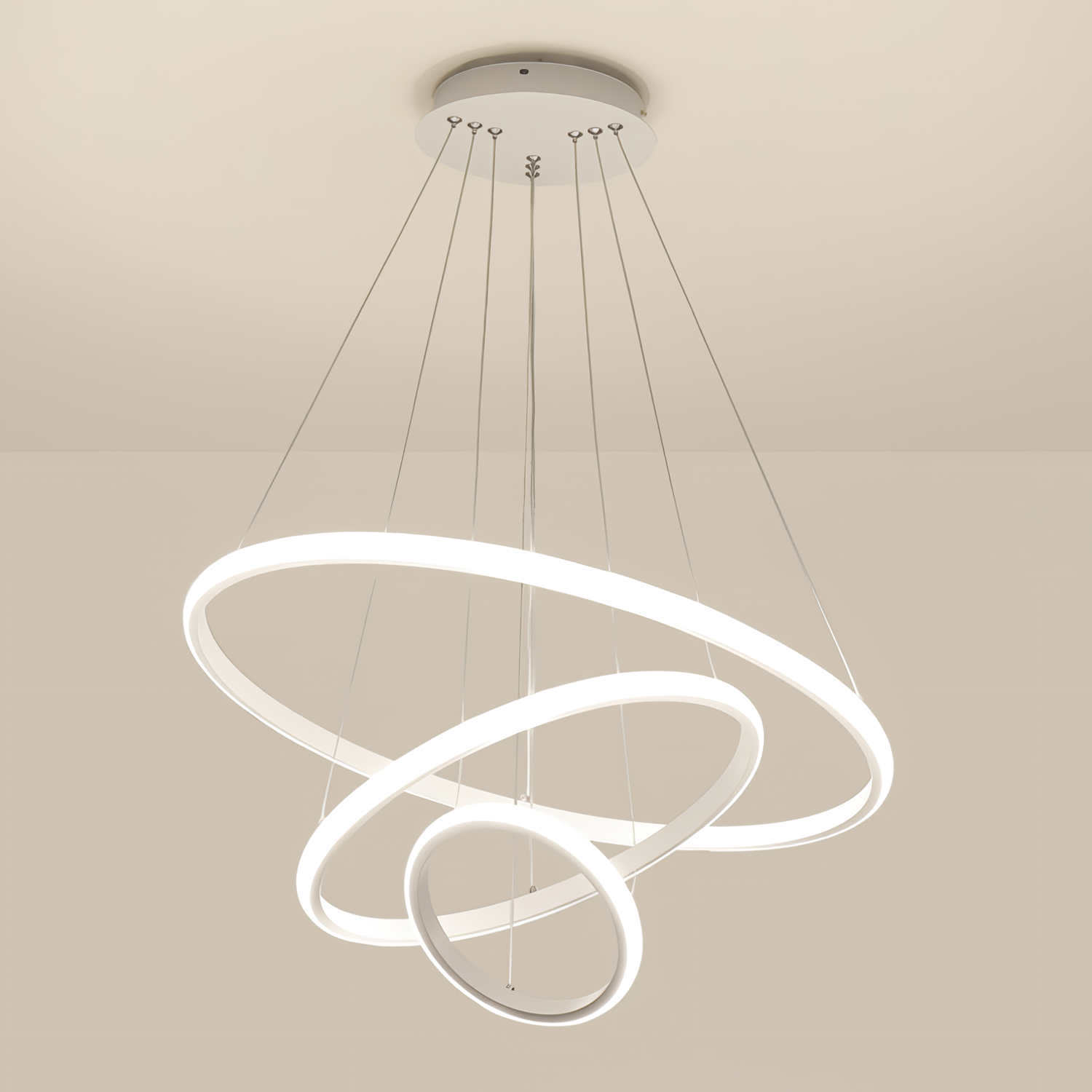 Lámpara de techo 3 aros