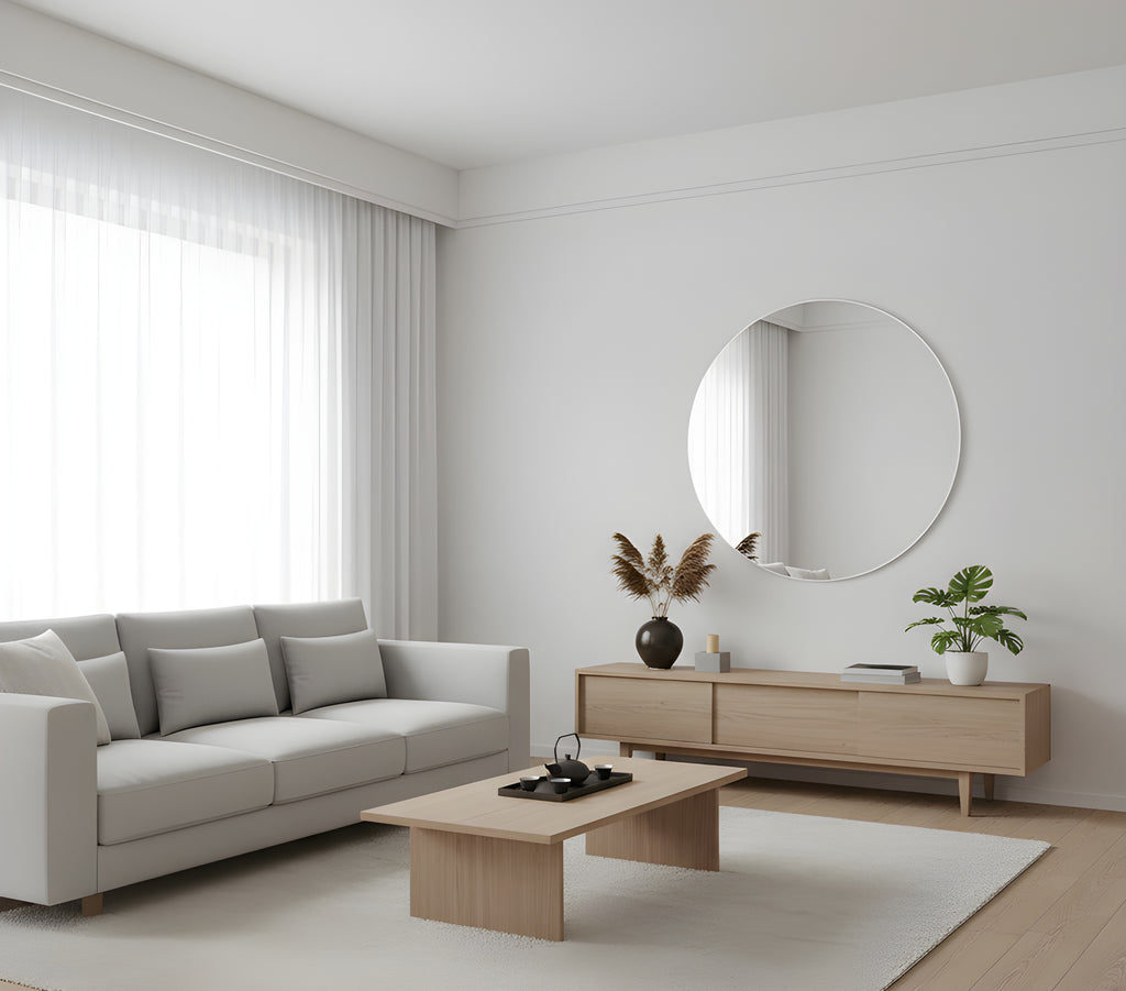 Espejo redondo forma circular