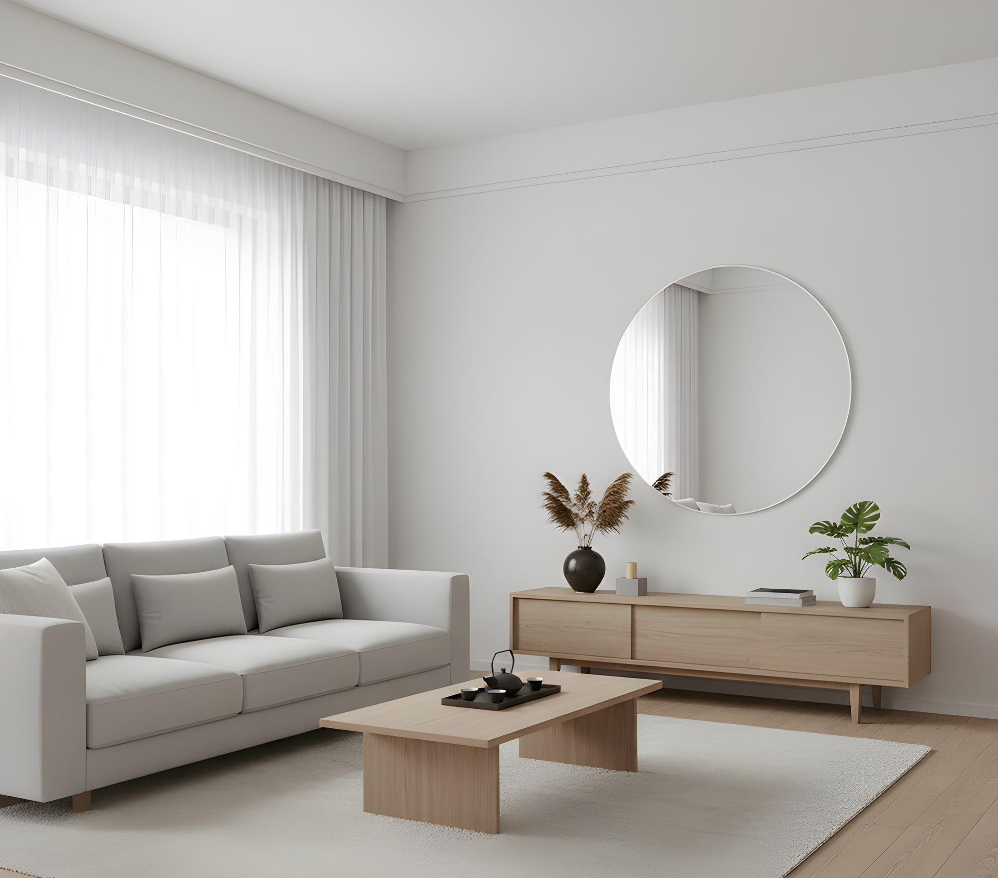 Espejo redondo forma circular