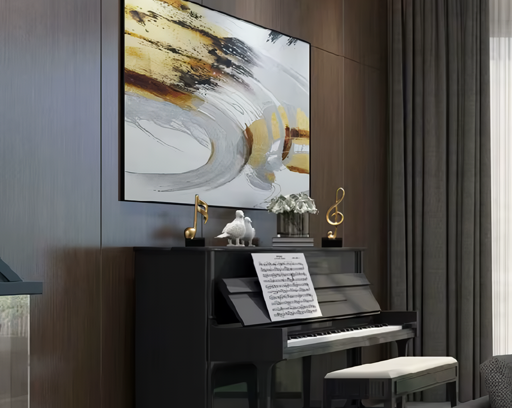 Adorno Notas musicales dorado