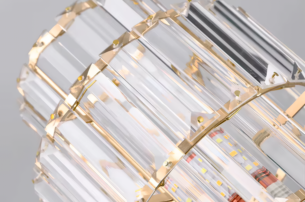 Lámpara de techo moderna de cristales - Juego de 3