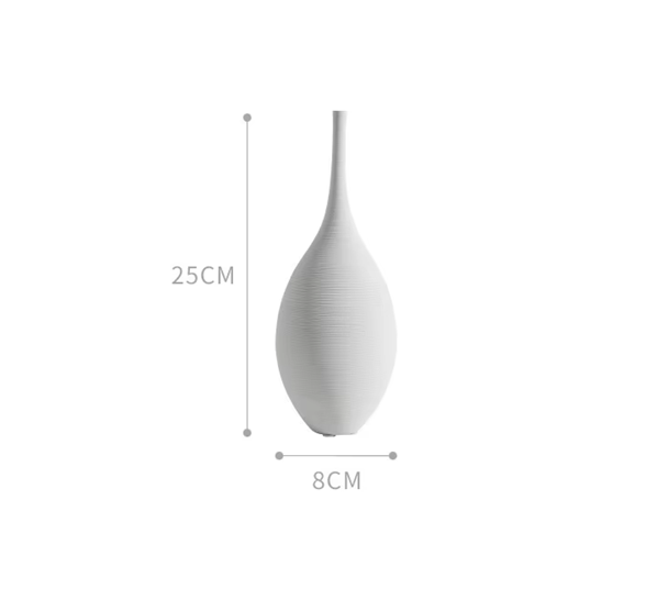 Set de 5 jarrones minimalistas de Cerámica