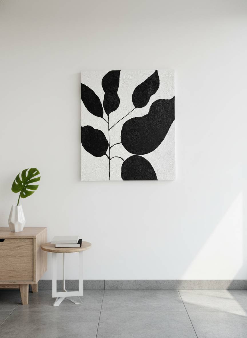 Cuadro Escencia Botánica Texturizado