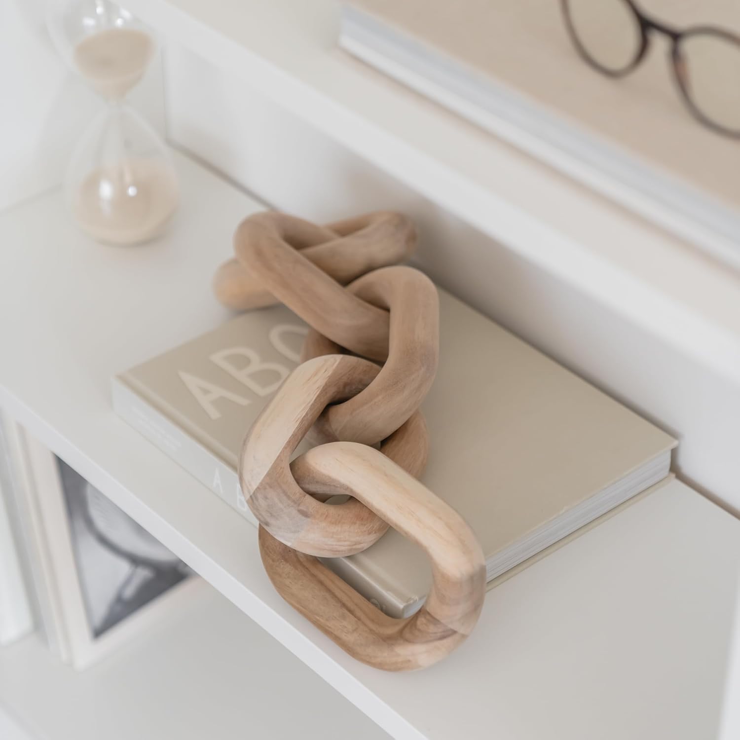 Cadena de madera estética