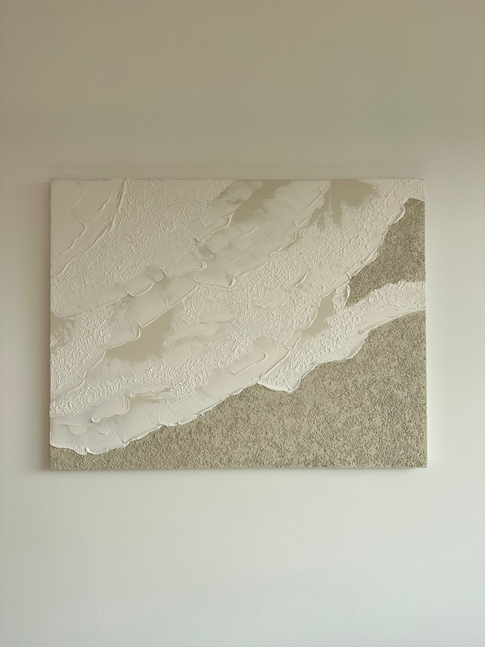 Cuadro Rastro de Sal Texturizado
