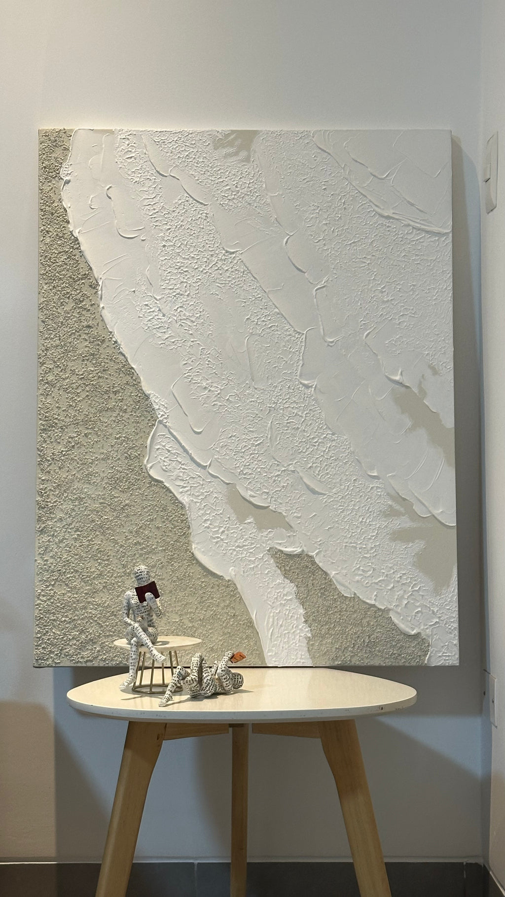 Cuadro Rastro de Sal Texturizado