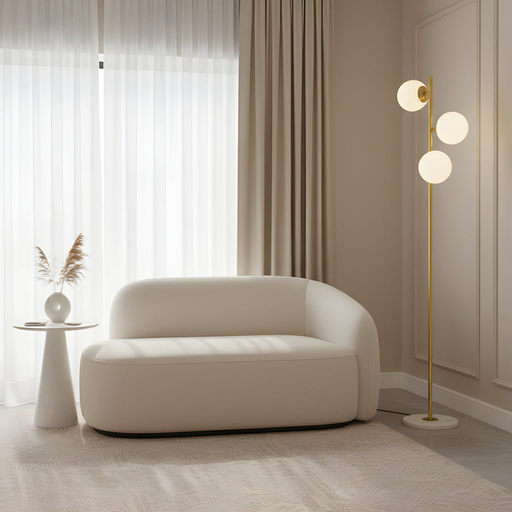 Combo Lámpara de pie + Espejo cuerpo entero forma de arco