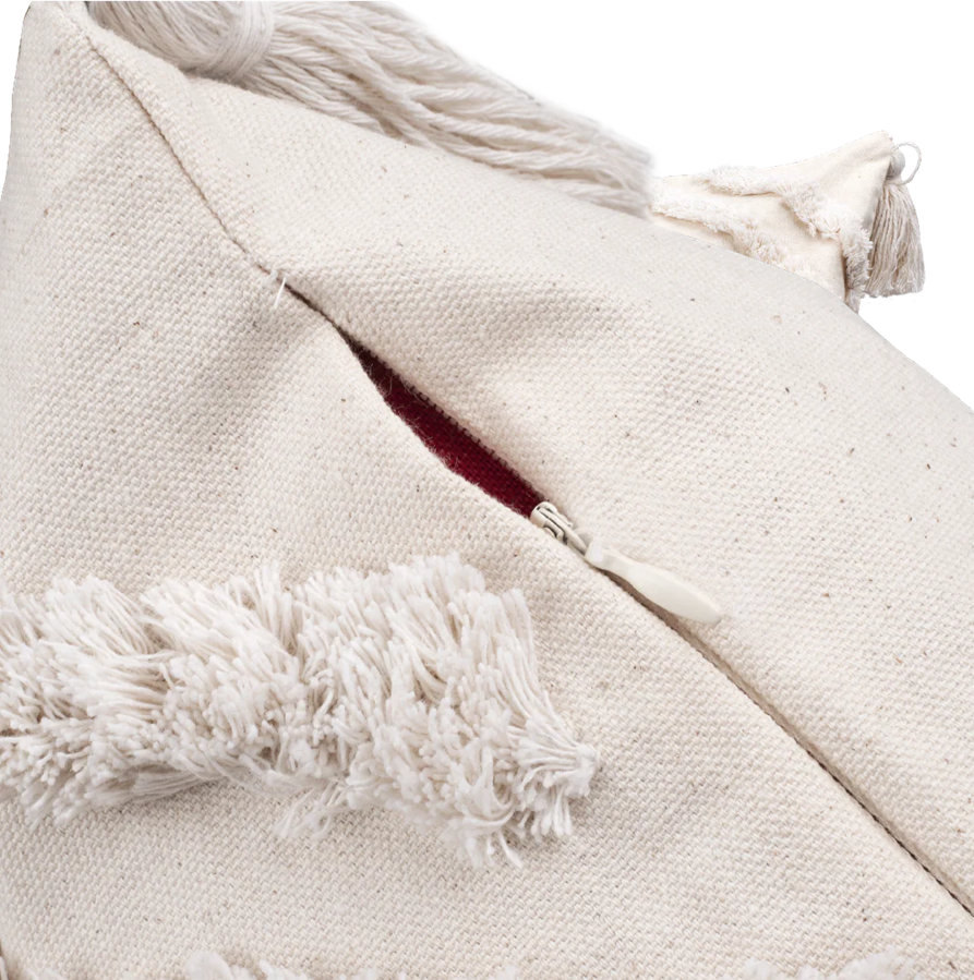 Cojín decorativo estilo nórdico a rayas