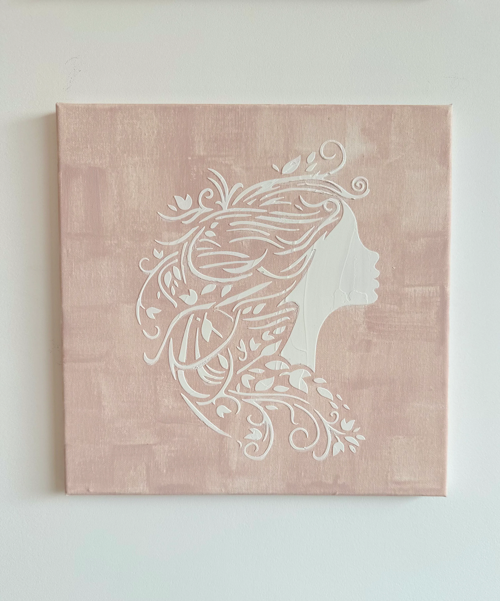 Cuadro rostro mujer Viento